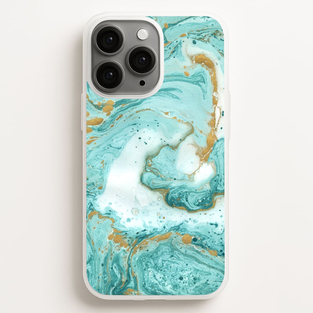 Green Marble Phone Case