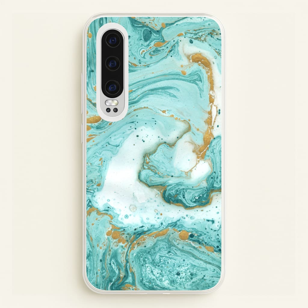 Green Marble  - marble Phone Case for Huawei P30