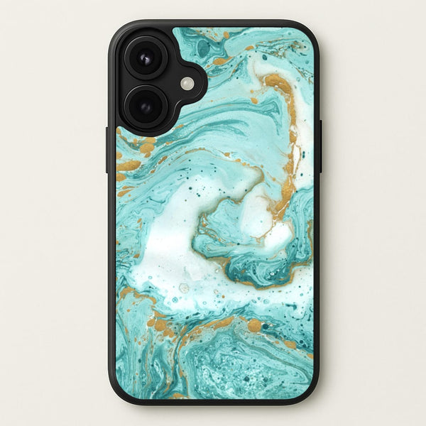 Green Marble Phone Case for iPhone 17