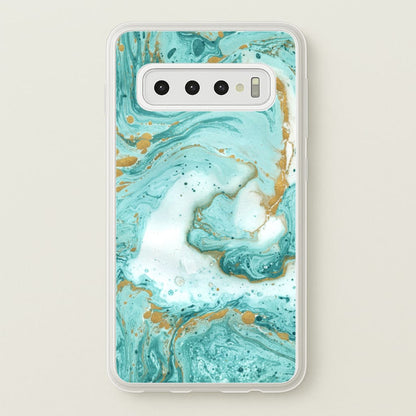 Green Marble  - marble Phone Case for Galaxy S10 Plus