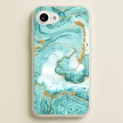 Green Marble  - marble Phone Case for iPhone 16e