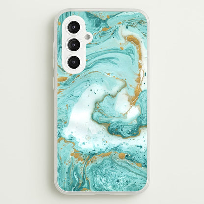 Green Marble  - marble Phone Case for Galaxy S23FE