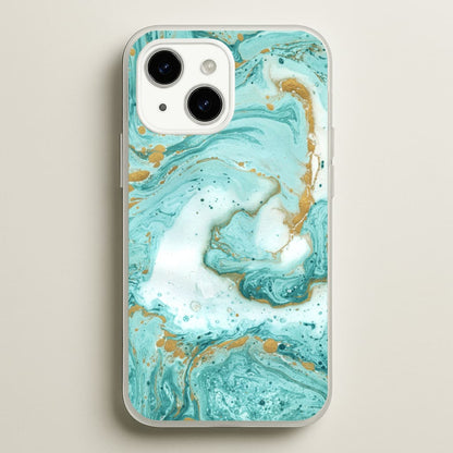 Green Marble  - marble Phone Case for iPhone 15 Plus