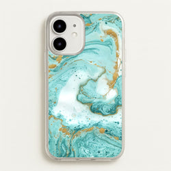 Green Marble  - marble Phone Case for iPhone 12 Mini