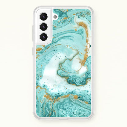 Green Marble  - marble Phone Case for Galaxy S21