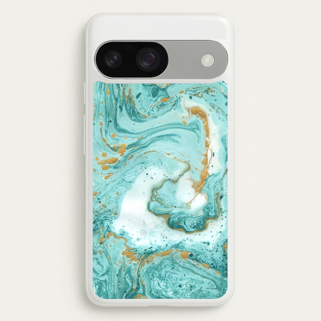 Green Marble  - marble Phone Case for Google Pixel 9 / 9 Pro