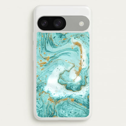 Green Marble  - marble Phone Case for Google Pixel 9 / 9 Pro