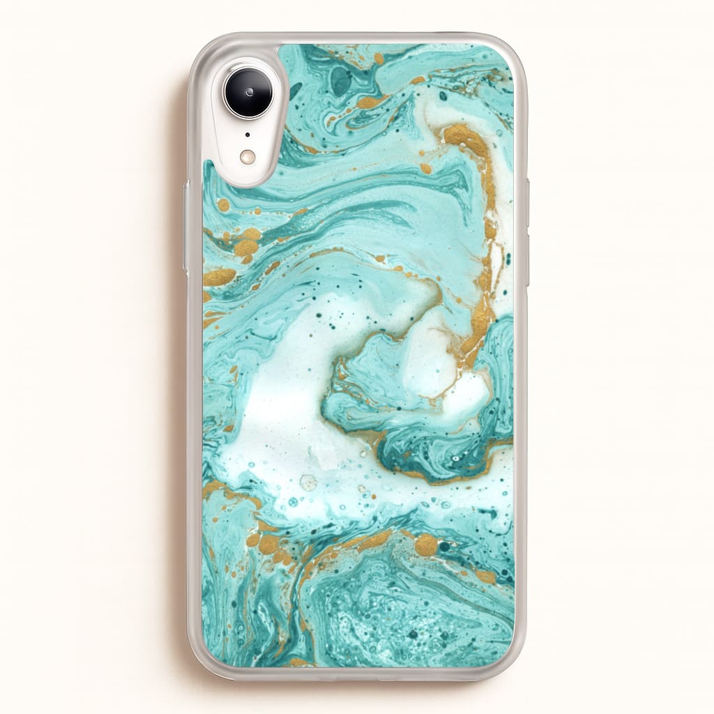 Green Marble  - marble Phone Case for iPhone XR