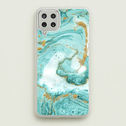 Green Marble  - marble Phone Case for Galaxy A12