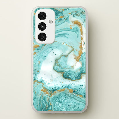 Green Marble  - marble Phone Case for Galaxy A35
