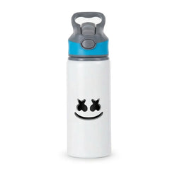 White Helmet DJ Helmet Active Water Bottle - Blue