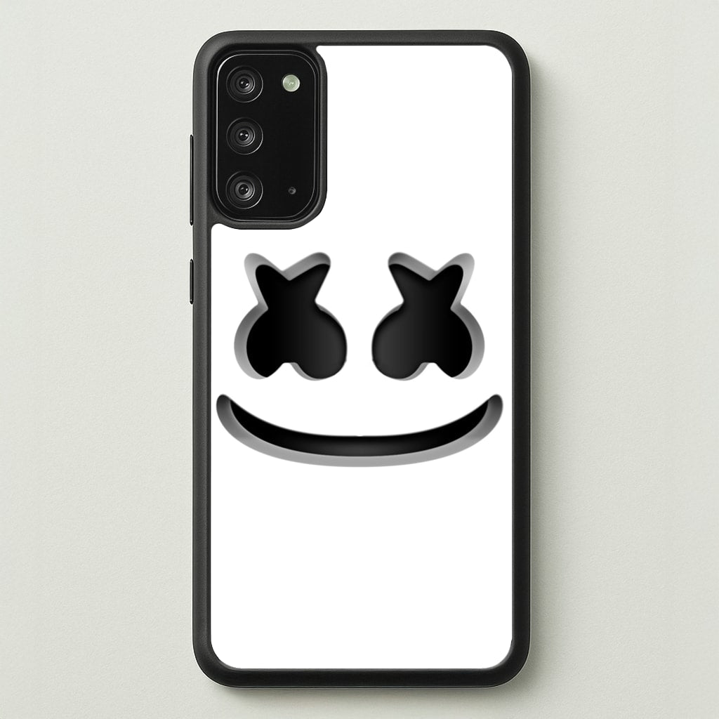 White Helmet DJ Helmet  - Marshmello Phone Case for Galaxy Note 20