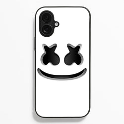 White Helmet DJ Helmet  - Marshmello Phone Case for iPhone 16 Plus