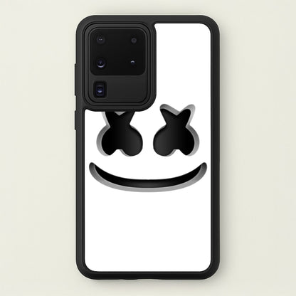 White Helmet DJ Helmet  - Marshmello Phone Case for Galaxy S20 Ultra