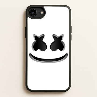 White Helmet DJ Helmet  - Marshmello Phone Case for iPhone 6 / 7 / 8 / SE
