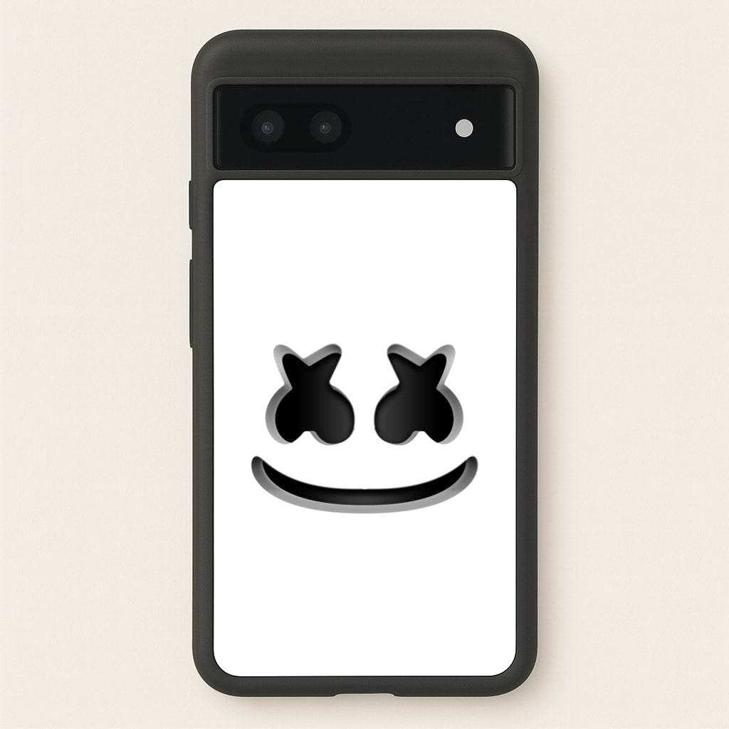 White Helmet DJ Helmet  - Marshmello Phone Case for Google Pixel 6a