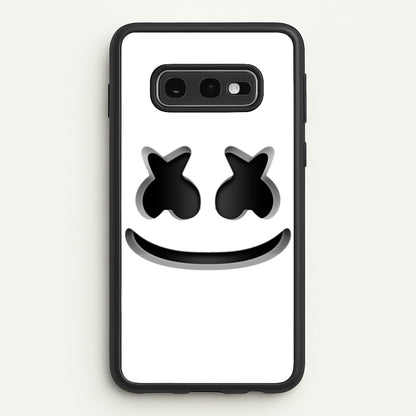 White Helmet DJ Helmet  - Marshmello Phone Case for Galaxy S10e