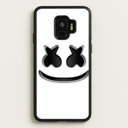 White Helmet DJ Helmet  - Marshmello Phone Case for Galaxy S9