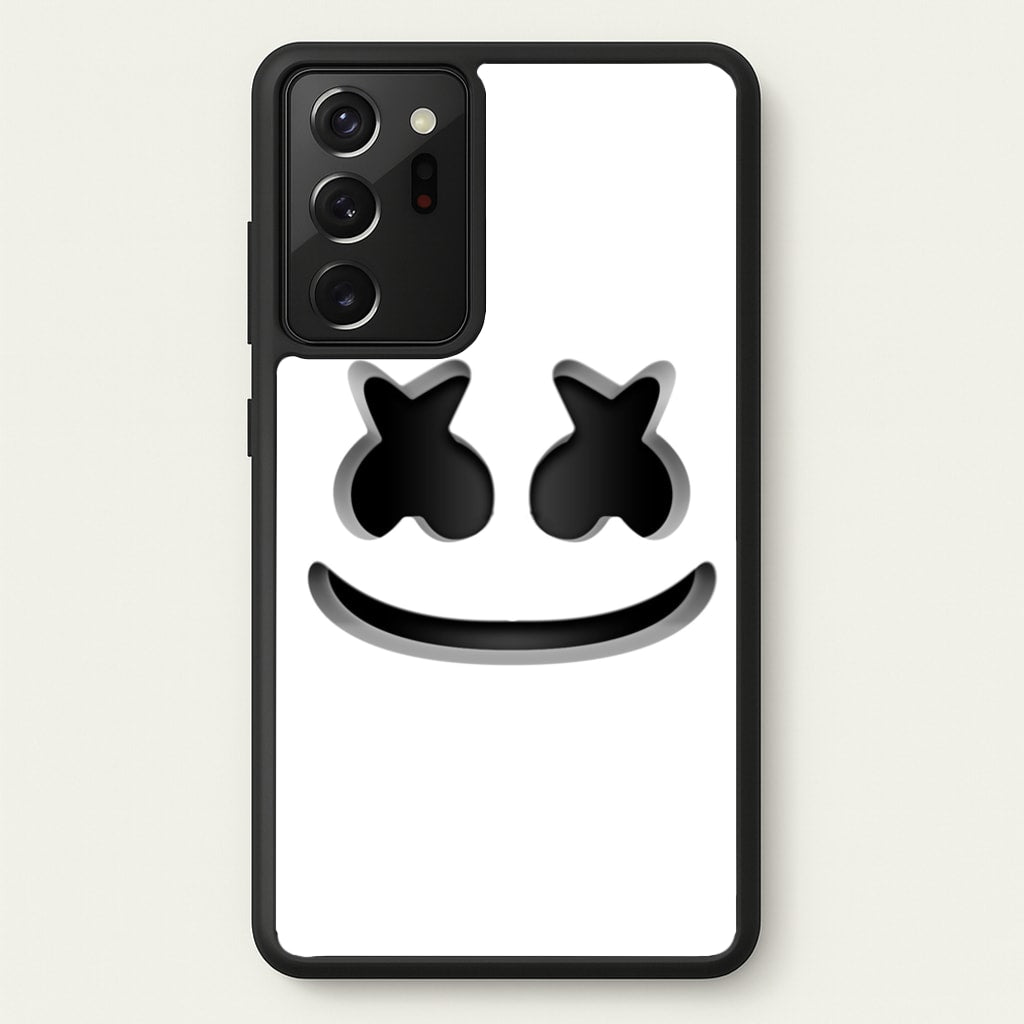 White Helmet DJ Helmet  - Marshmello Phone Case for Galaxy Note 20 Ultra