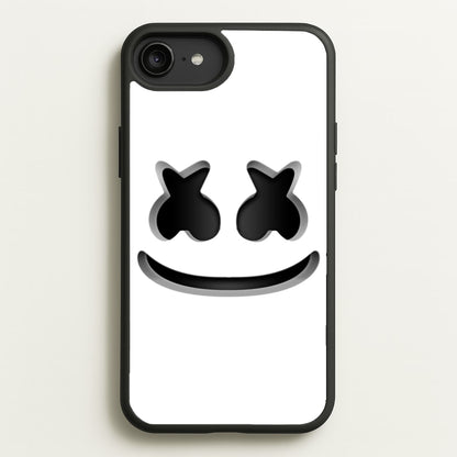 White Helmet DJ Helmet  - Marshmello Phone Case for iPhone 6 Plus / 7 Plus / 8 Plus