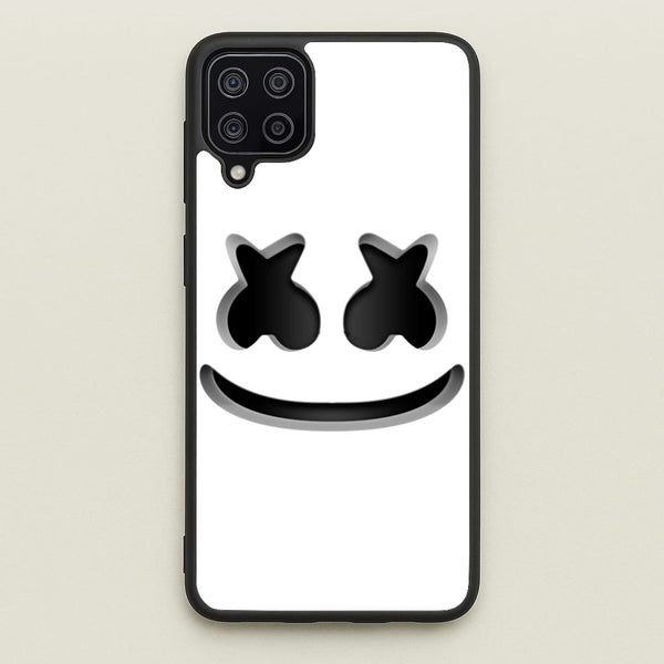 White Helmet DJ Helmet  - Marshmello Phone Case for Galaxy A12