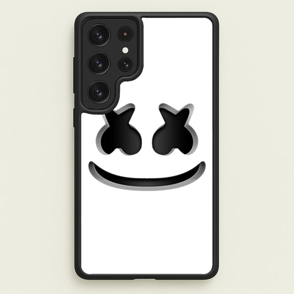 White Helmet DJ Helmet  - Marshmello Phone Case for Galaxy S22 Ultra