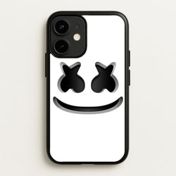 White Helmet DJ Helmet  - Marshmello Phone Case for iPhone 12 / 12 Pro