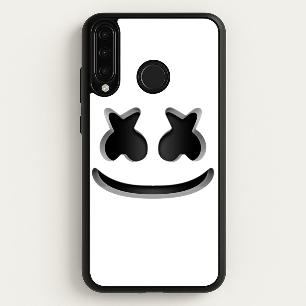 White Helmet DJ Helmet  - Marshmello Phone Case for Huawei P30 Lite