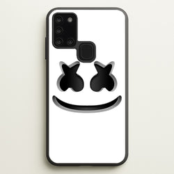 White Helmet DJ Helmet  - Marshmello Phone Case for Galaxy A21s