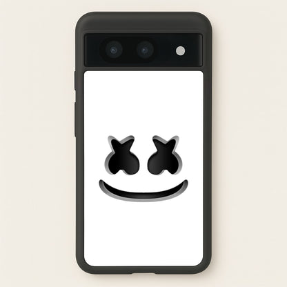 White Helmet DJ Helmet  - Marshmello Phone Case for Google Pixel 8a