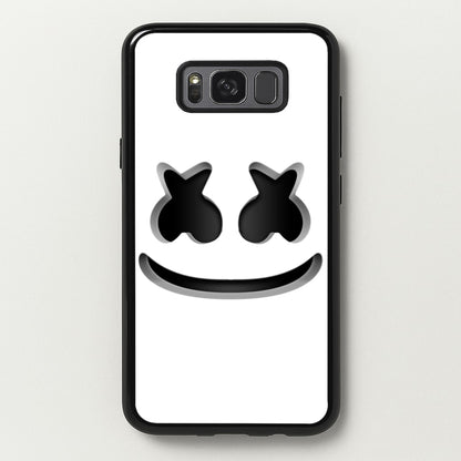 White Helmet DJ Helmet  - Marshmello Phone Case for Galaxy S8