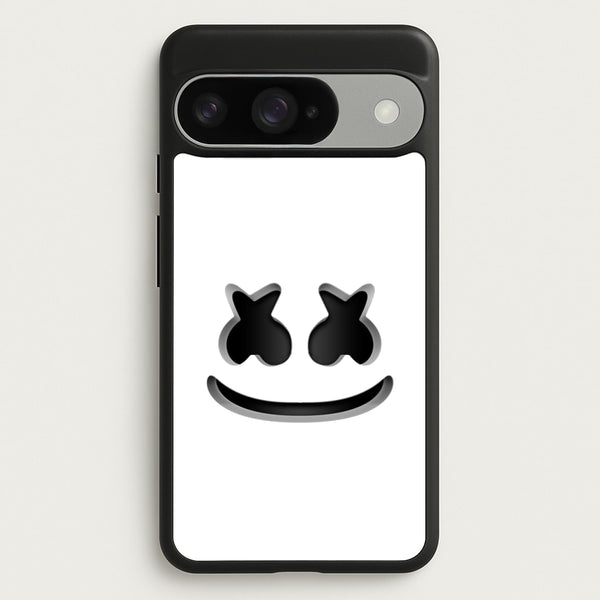 White Helmet DJ Helmet Phone Case for Google Pixel 10 / 10 Pro