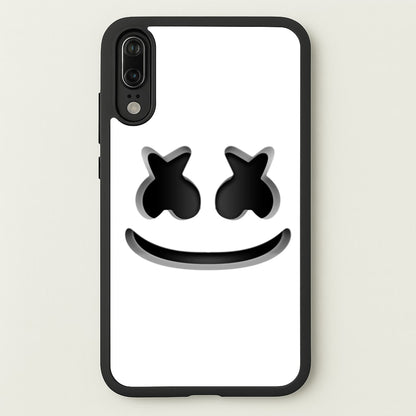 White Helmet DJ Helmet  - Marshmello Phone Case for Huawei P20