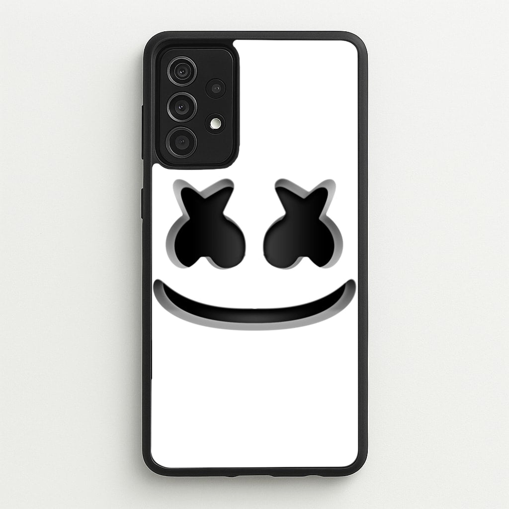 White Helmet DJ Helmet  - Marshmello Phone Case for Galaxy A52 / A52s