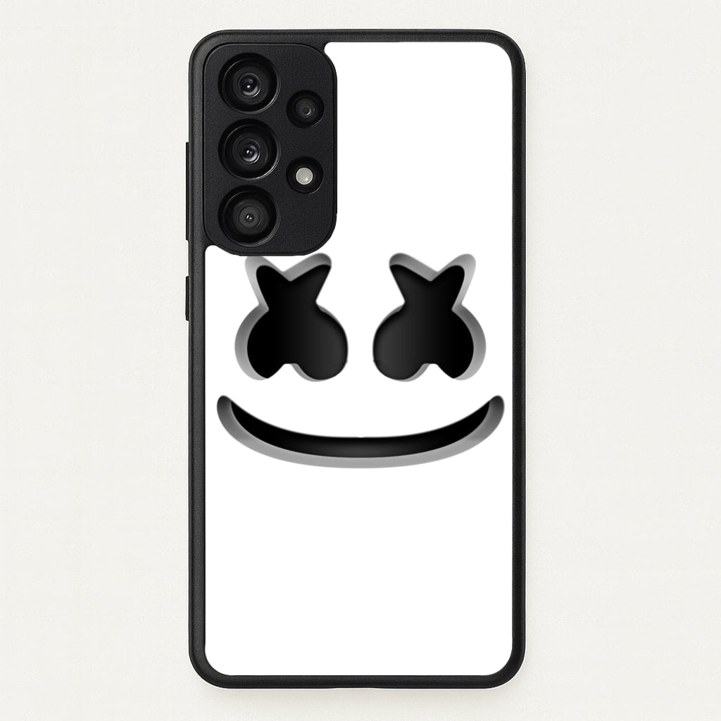 White Helmet DJ Helmet  - Marshmello Phone Case for Galaxy A33