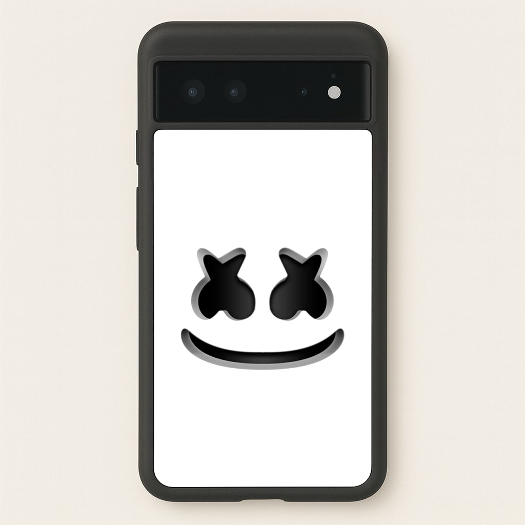 White Helmet DJ Helmet  - Marshmello Phone Case for Google Pixel 6