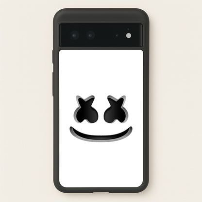 White Helmet DJ Helmet  - Marshmello Phone Case for Google Pixel 6