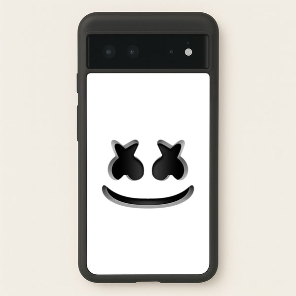 White Helmet DJ Helmet  - Marshmello Phone Case for Google Pixel 6