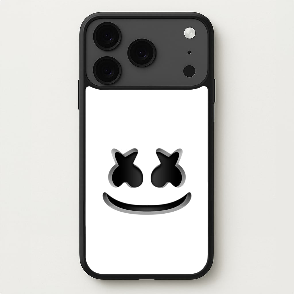 White Helmet DJ Helmet Phone Case for iPhone 17 Pro Max