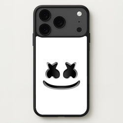 White Helmet DJ Helmet Phone Case for iPhone 17 Pro Max