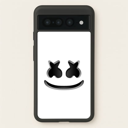 White Helmet DJ Helmet  - Marshmello Phone Case for Google Pixel 7 Pro