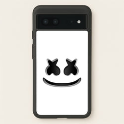 White Helmet DJ Helmet  - Marshmello Phone Case for Google Pixel 7