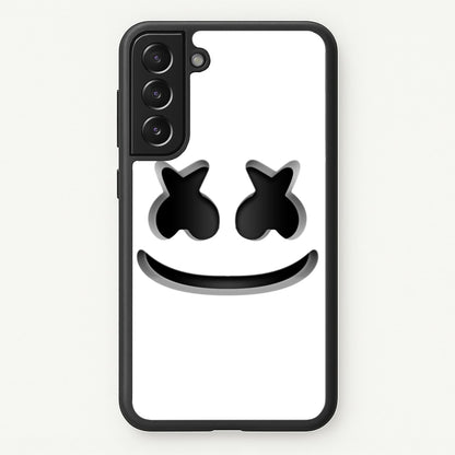 White Helmet DJ Helmet  - Marshmello Phone Case for Galaxy S22 Plus