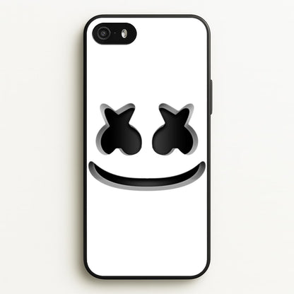 White Helmet DJ Helmet  - Marshmello Phone Case for iPhone 5 / 5s / SE 2016
