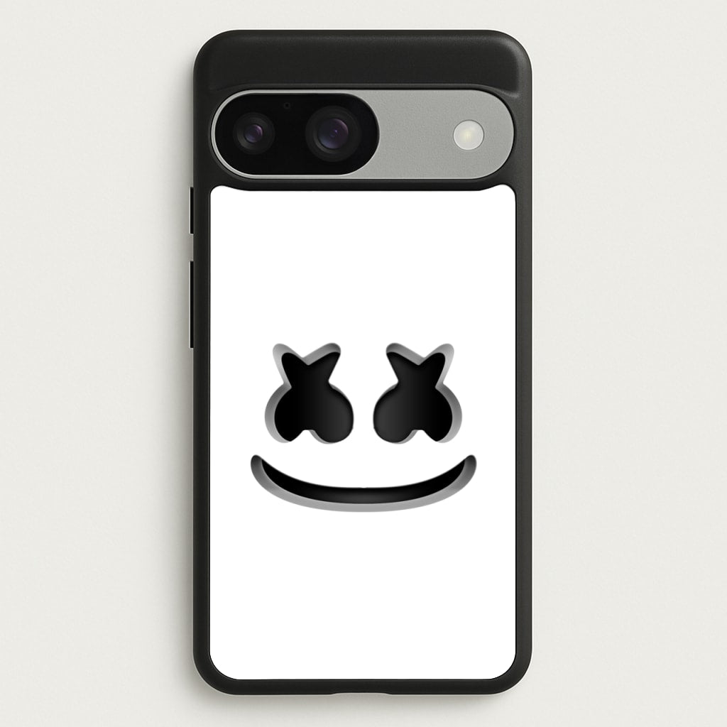 White Helmet DJ Helmet  - Marshmello Phone Case for Google Pixel 9 / 9 Pro