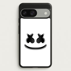 White Helmet DJ Helmet  - Marshmello Phone Case for Google Pixel 9 / 9 Pro