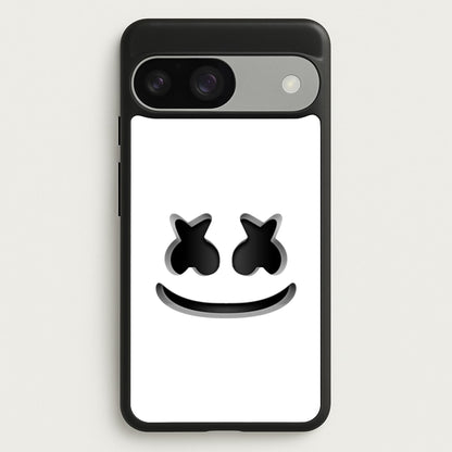 White Helmet DJ Helmet  - Marshmello Phone Case for Google Pixel 9 / 9 Pro