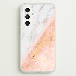 Marble and Rose Gold  - marble Phone Case for Galaxy S23FE