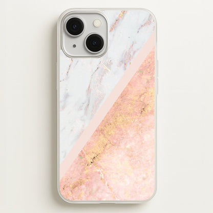 Marble and Rose Gold  - marble Phone Case for iPhone 13