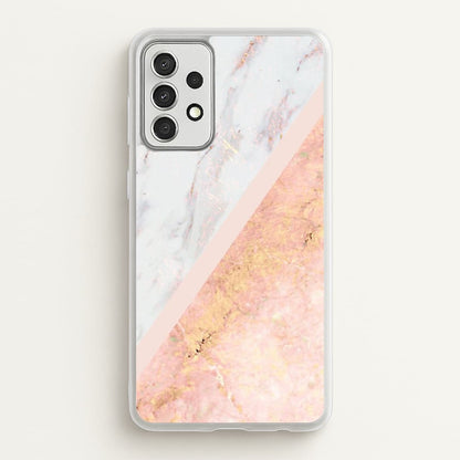 Marble and Rose Gold  - marble Phone Case for Galaxy A52 / A52s